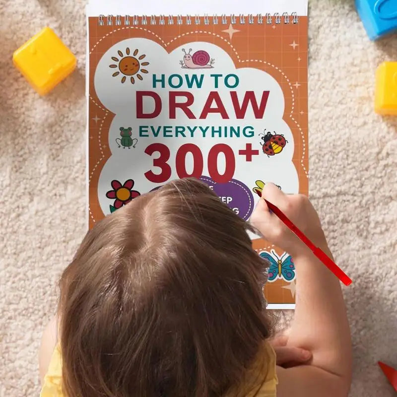 Kid Painting Book Painting Book For Toddler Educational Learning Drawing Supplies Tool For Kid Boys Girls Children