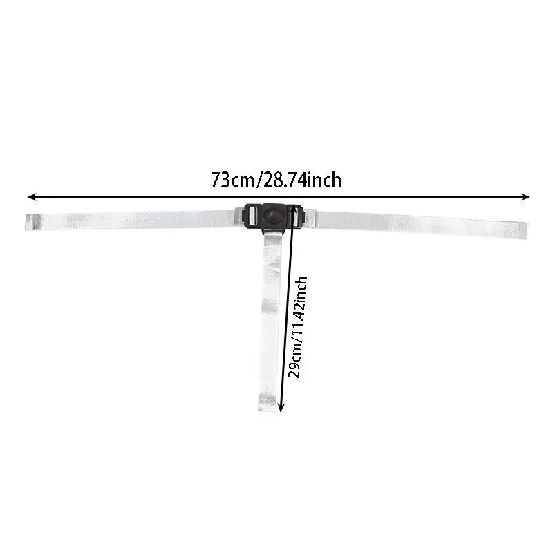Universal Baby Safety Belt 3/5 Point Harness Dining Feeding Chair Belts Baby Protection Belt Lunch Seat Car Sleeping Fixed Belt