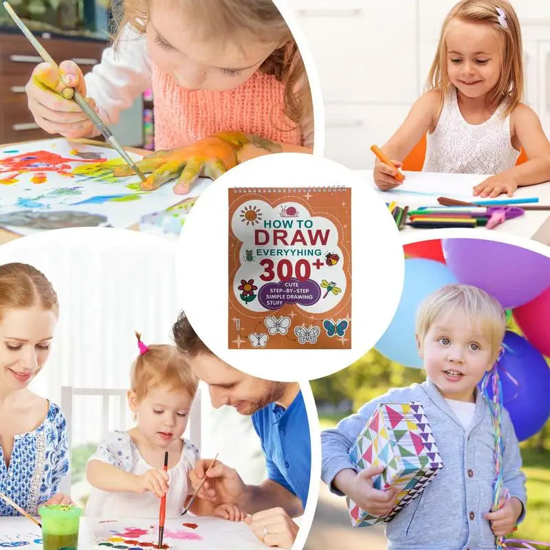 Kid Painting Book Painting Book For Toddler Educational Learning Drawing Supplies Tool For Kid Boys Girls Children