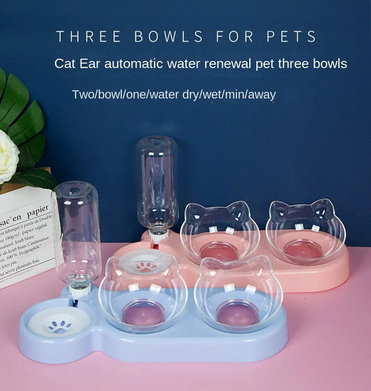 Pet Feeder: Durable, Elevated Bowls for Cats and Dogs, Feeding and Drinking Supplies