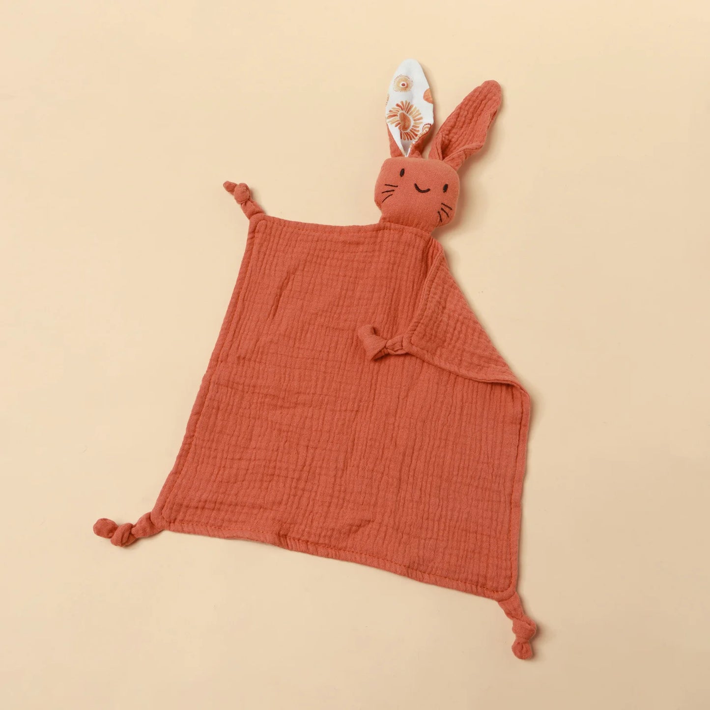 Embroidered Drool Bibs With Different Ears Cat Faces Baby Pure Cotton Sleeping Comfort Towel Baby Comfort Drool Handkerchief ﻿