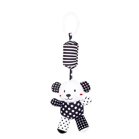 New Baby Animal Rattles Bed Stroller Bell Toys Newborn Grab Ability Training Dolls Educational Plush Infant Toy 0-12 Month