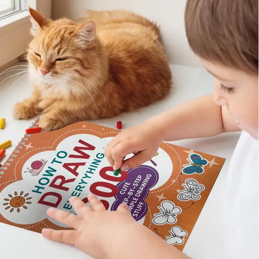 Kid Painting Book Painting Book For Toddler Educational Learning Drawing Supplies Tool For Kid Boys Girls Children