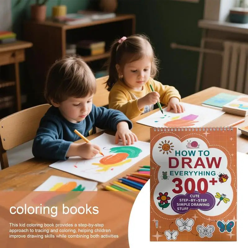 Kid Painting Book Painting Book For Toddler Educational Learning Drawing Supplies Tool For Kid Boys Girls Children